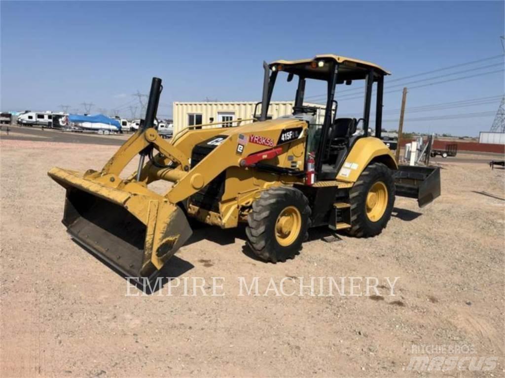 CAT 415F2 IL Gumikerekes homlokrakodók