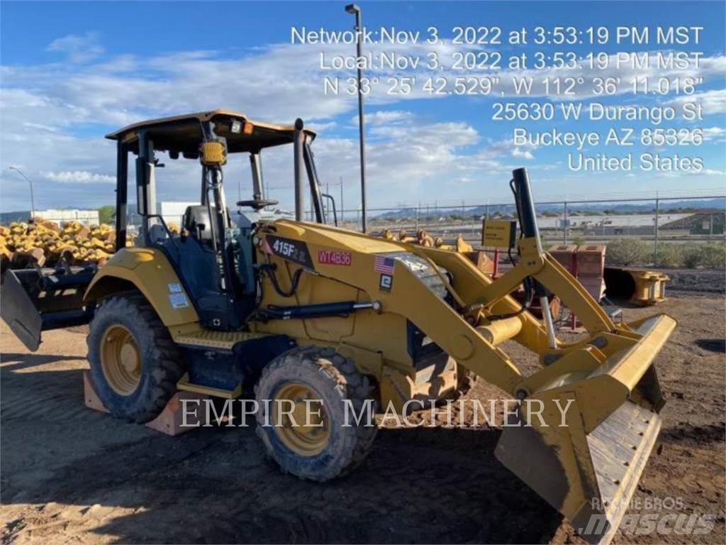 CAT 415F2 IL2D Gumikerekes homlokrakodók