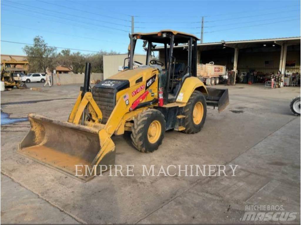 CAT 415F2 IL2D Gumikerekes homlokrakodók
