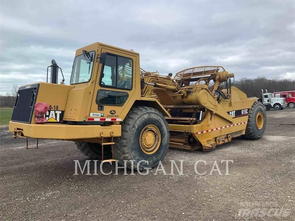 CAT 615C Földnyesők (szkréperek)
