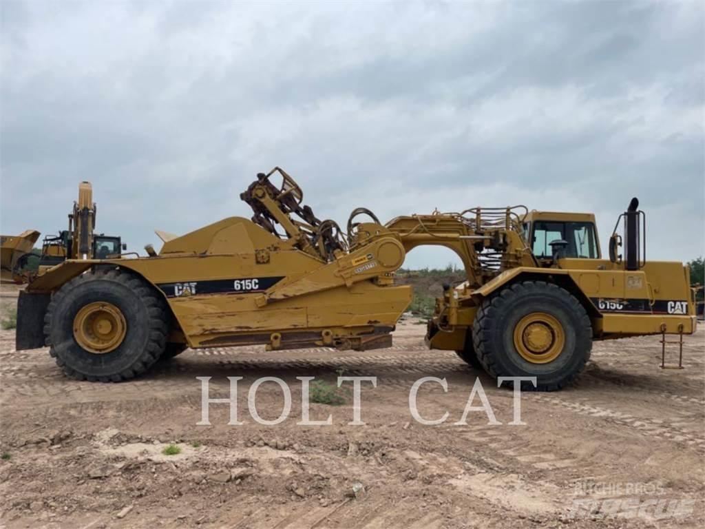 CAT 615CII Földnyesők (szkréperek)
