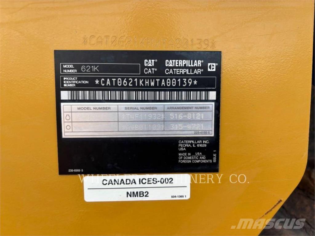 CAT 621K Földnyesők (szkréperek)