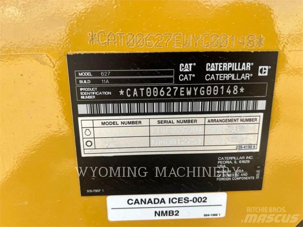 CAT 627 Földnyesők (szkréperek)