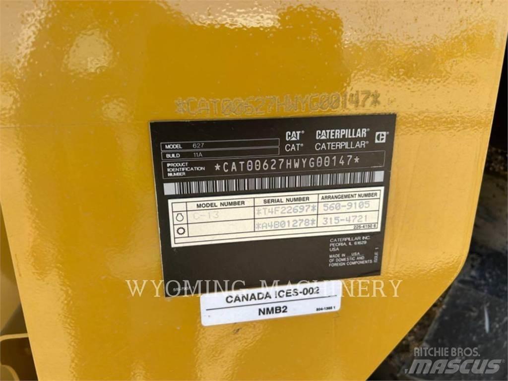 CAT 627 Földnyesők (szkréperek)