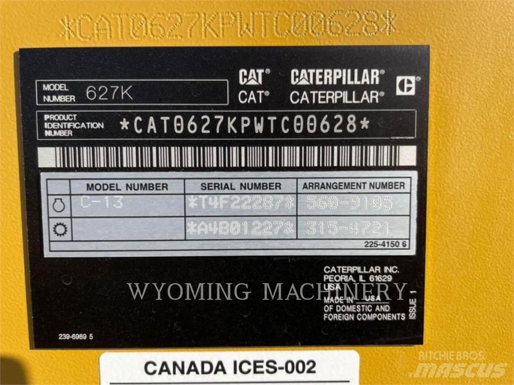 CAT 627K Földnyesők (szkréperek)
