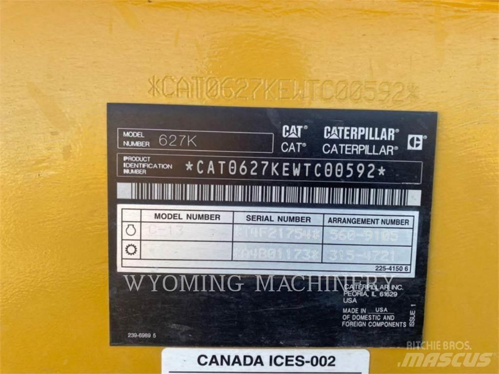 CAT 627K Földnyesők (szkréperek)