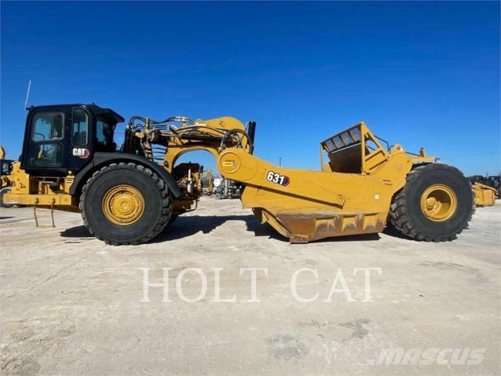 CAT 631 Földnyesők (szkréperek)