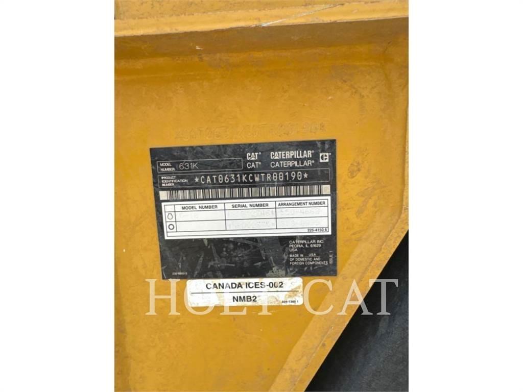 CAT 631K Földnyesők (szkréperek)