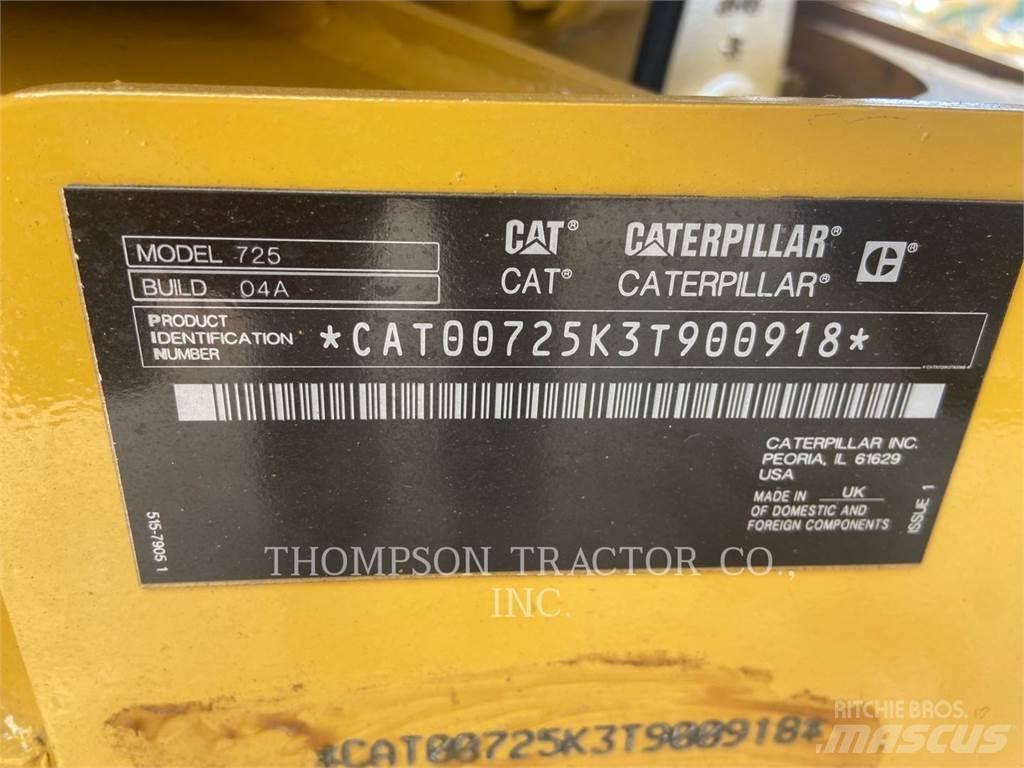 CAT 725 Csuklósdömperek