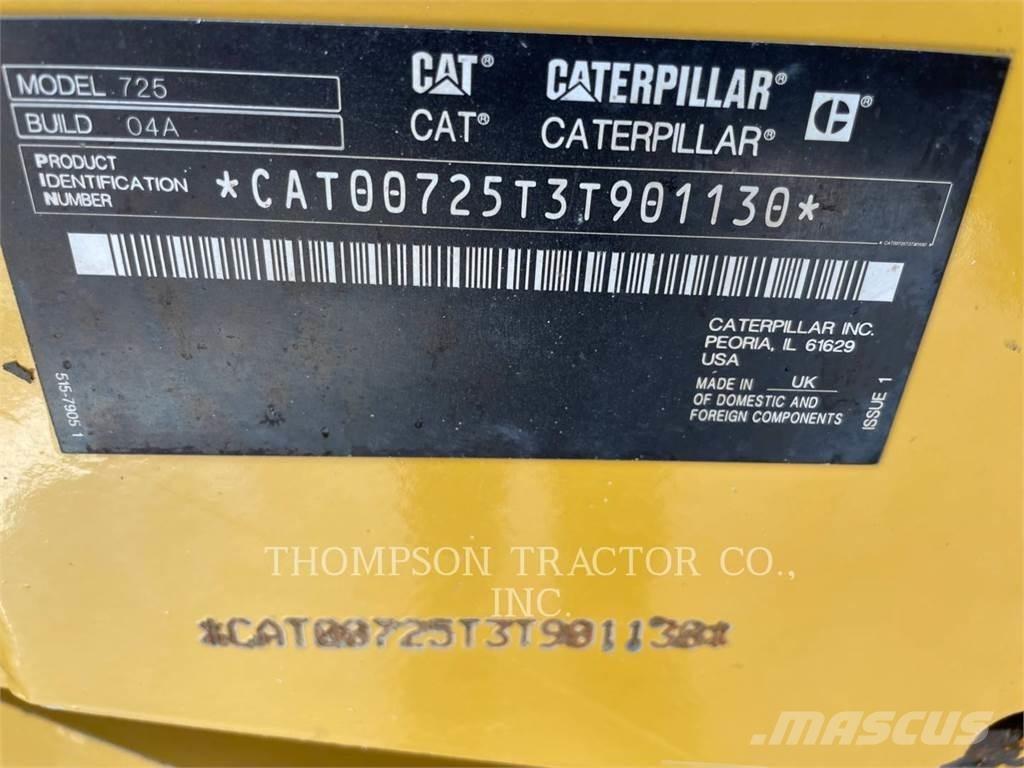 CAT 725 Csuklósdömperek