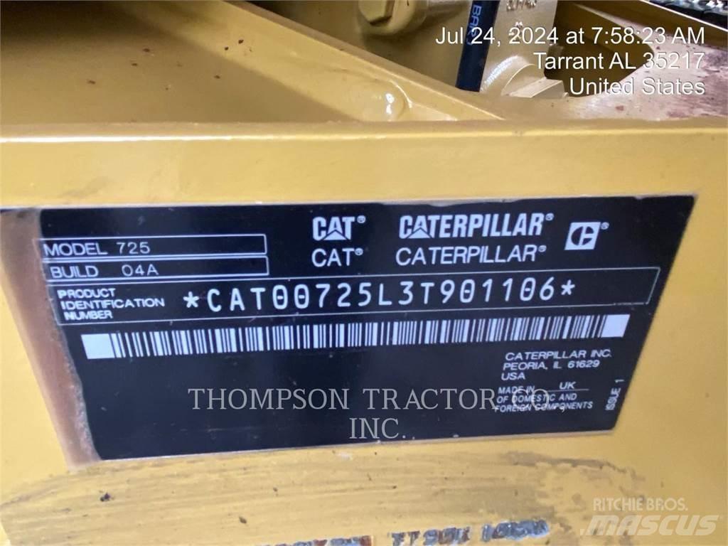 CAT 725 Csuklósdömperek