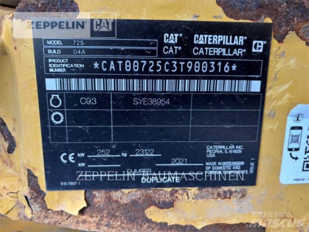 CAT 725-04A Csuklósdömperek