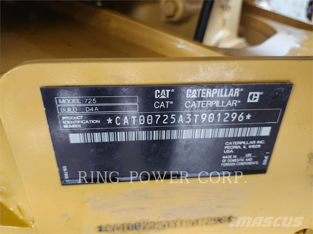 CAT 725TG Csuklósdömperek