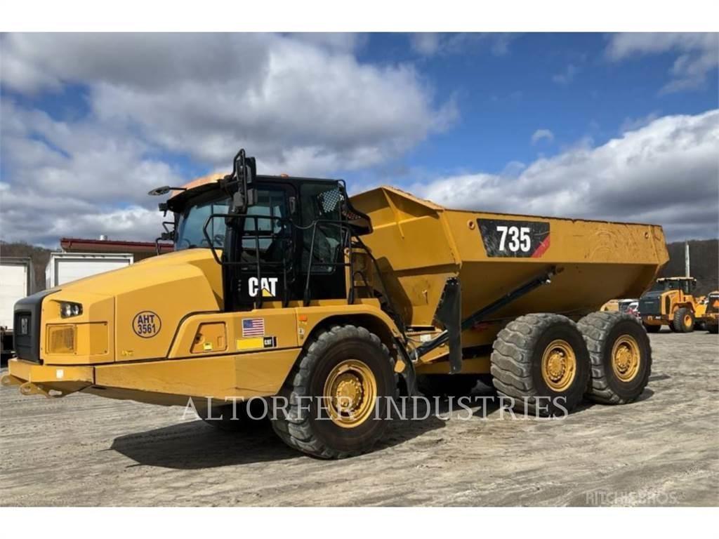 CAT 735 Csuklósdömperek