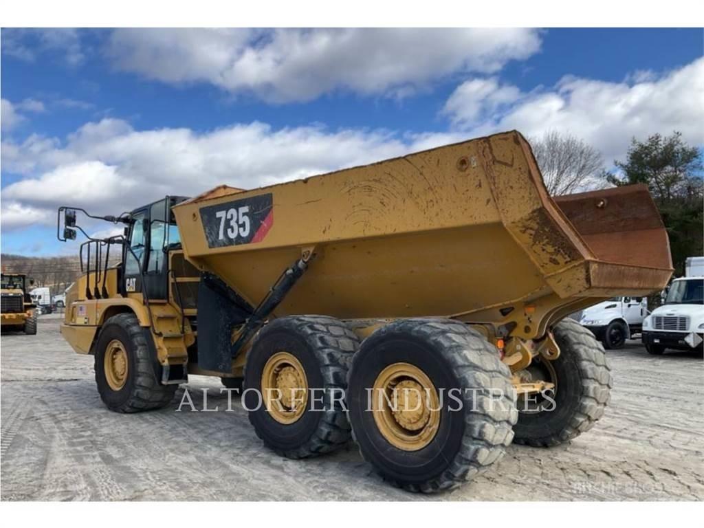 CAT 735 Csuklósdömperek