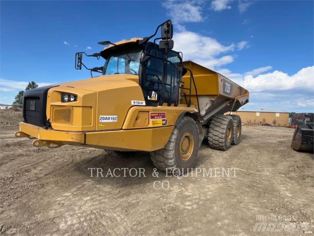 CAT 735 Csuklósdömperek
