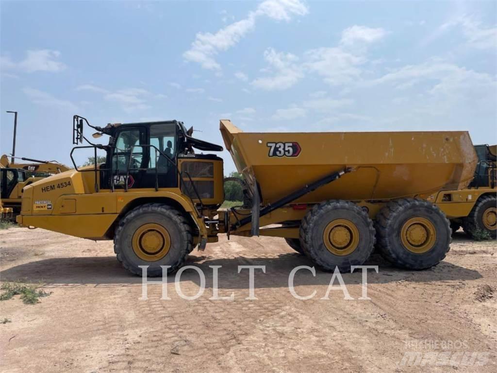 CAT 735 Csuklósdömperek