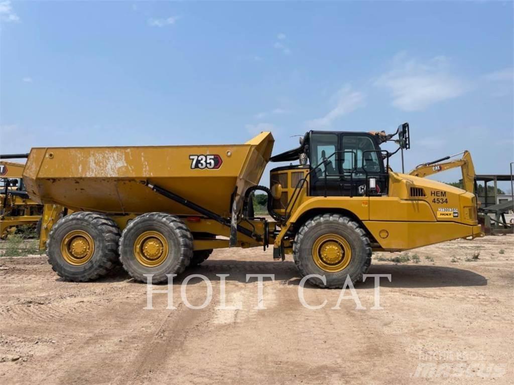 CAT 735 Csuklósdömperek