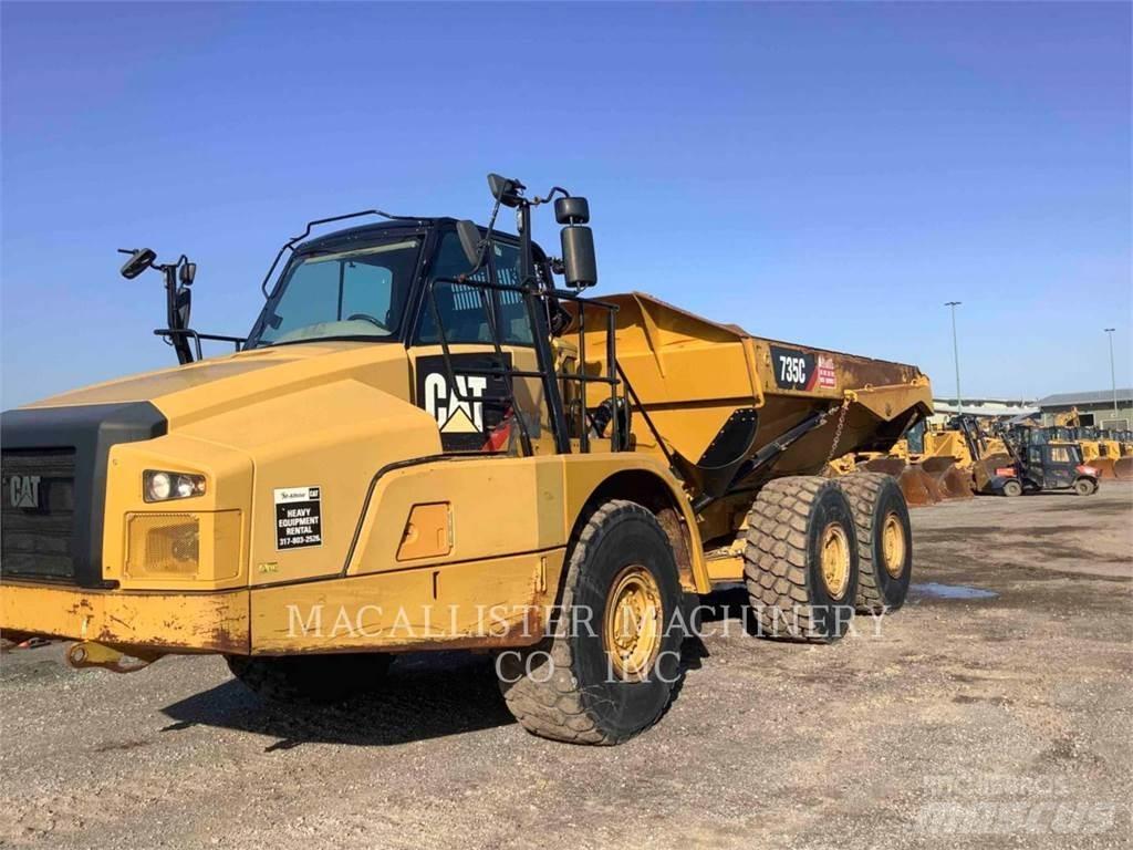 CAT 735C Csuklósdömperek