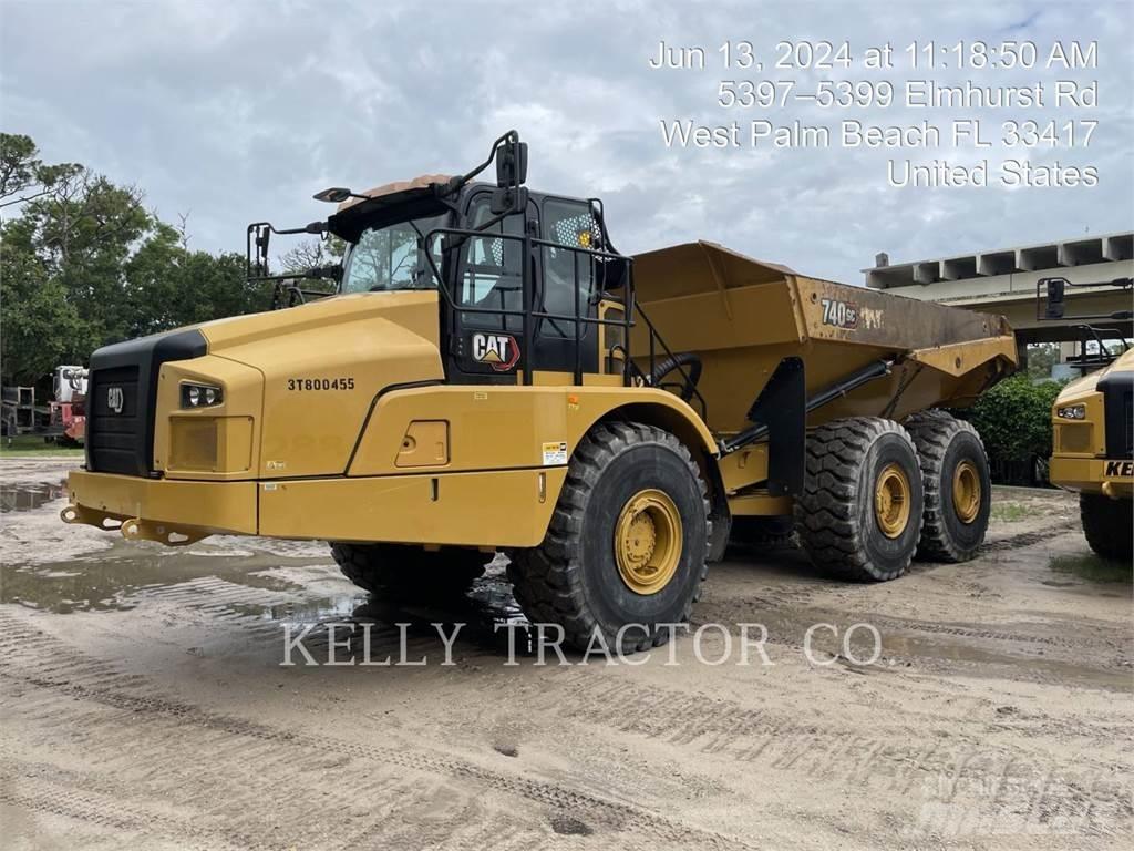CAT 740 Csuklósdömperek