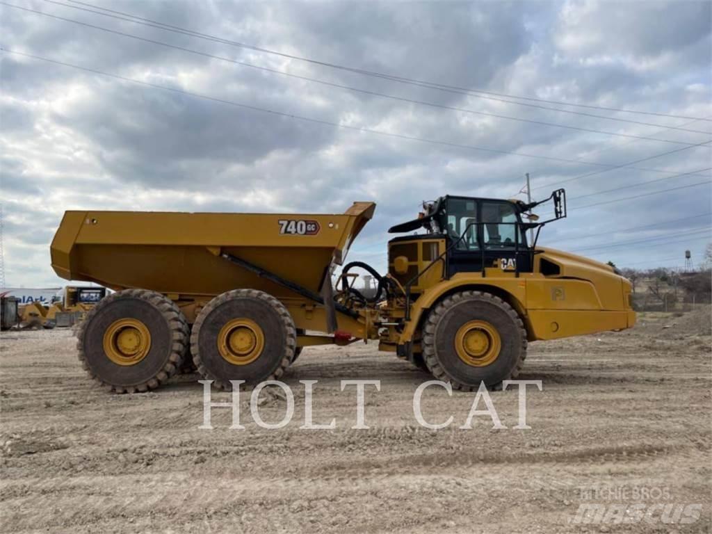 CAT 740GC Csuklósdömperek