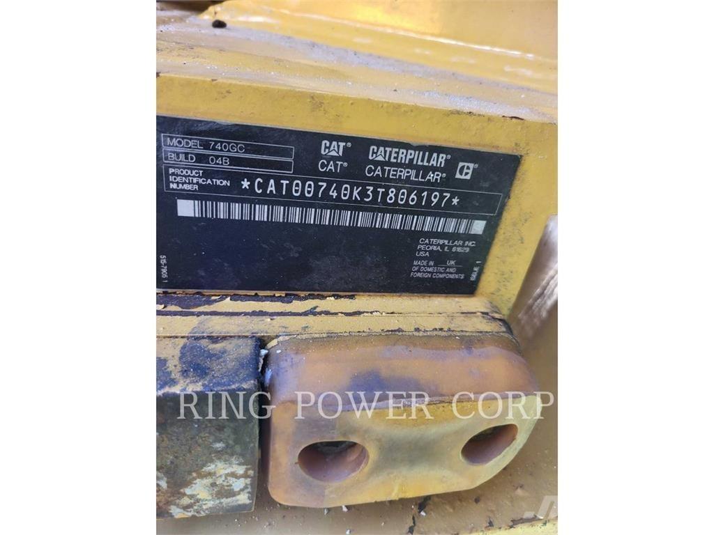 CAT 740GCTG Csuklósdömperek