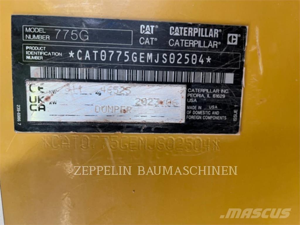 CAT 775G Csuklósdömperek