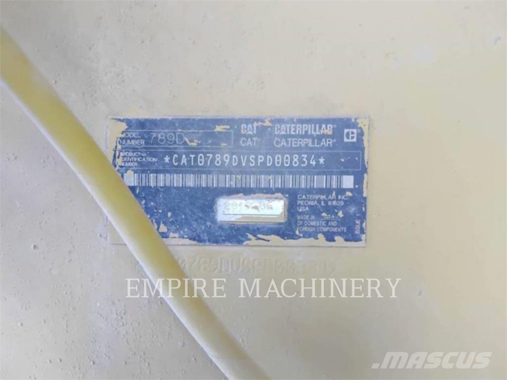 CAT 789D Csuklósdömperek