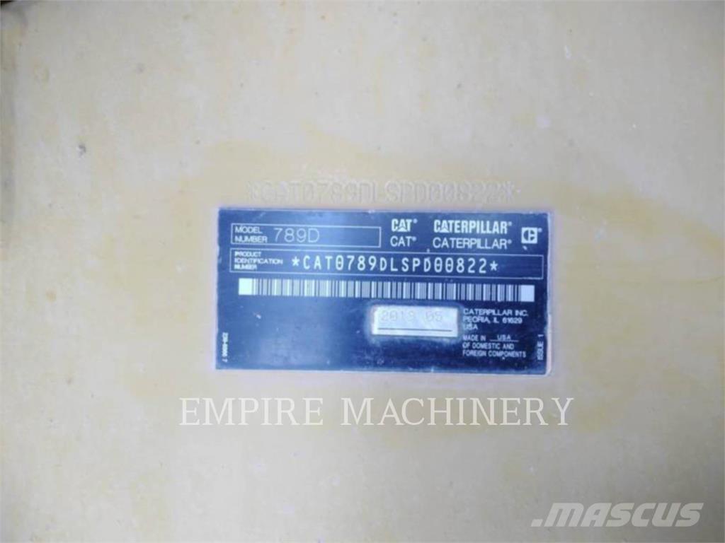 CAT 789D Csuklósdömperek