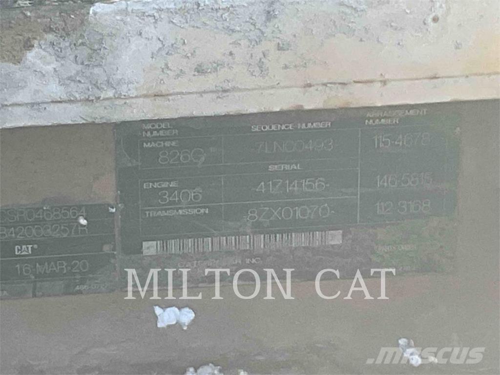 CAT 826G Talajtömörítő gépek