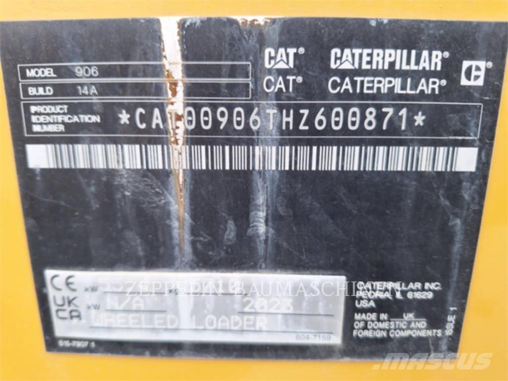 CAT 906-14 Gumikerekes homlokrakodók