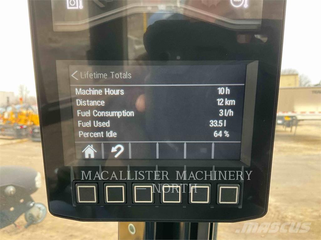 CAT 906 AR Gumikerekes homlokrakodók