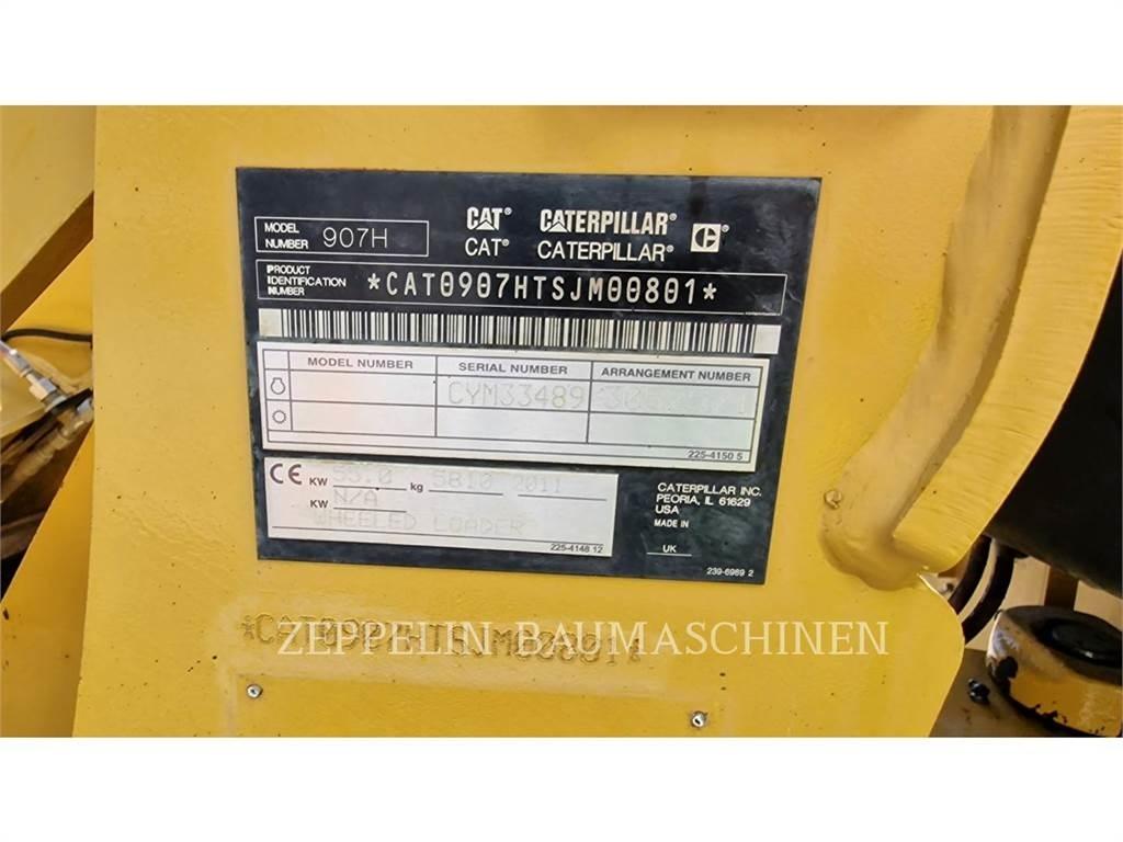 CAT 907H Gumikerekes homlokrakodók