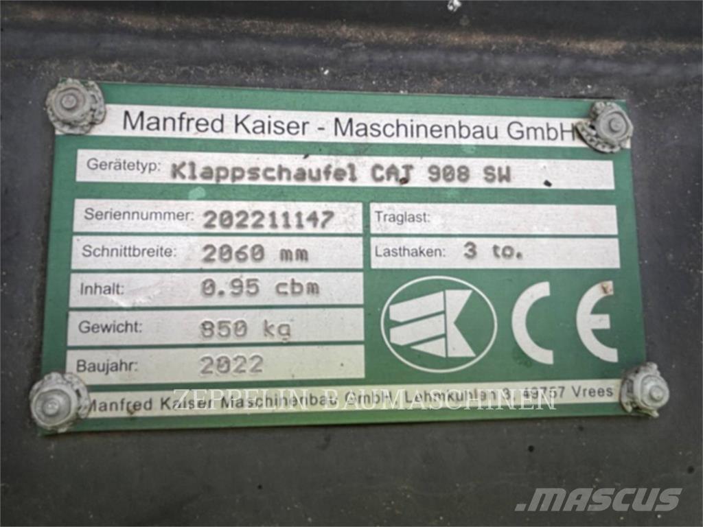 CAT 908-14 Gumikerekes homlokrakodók