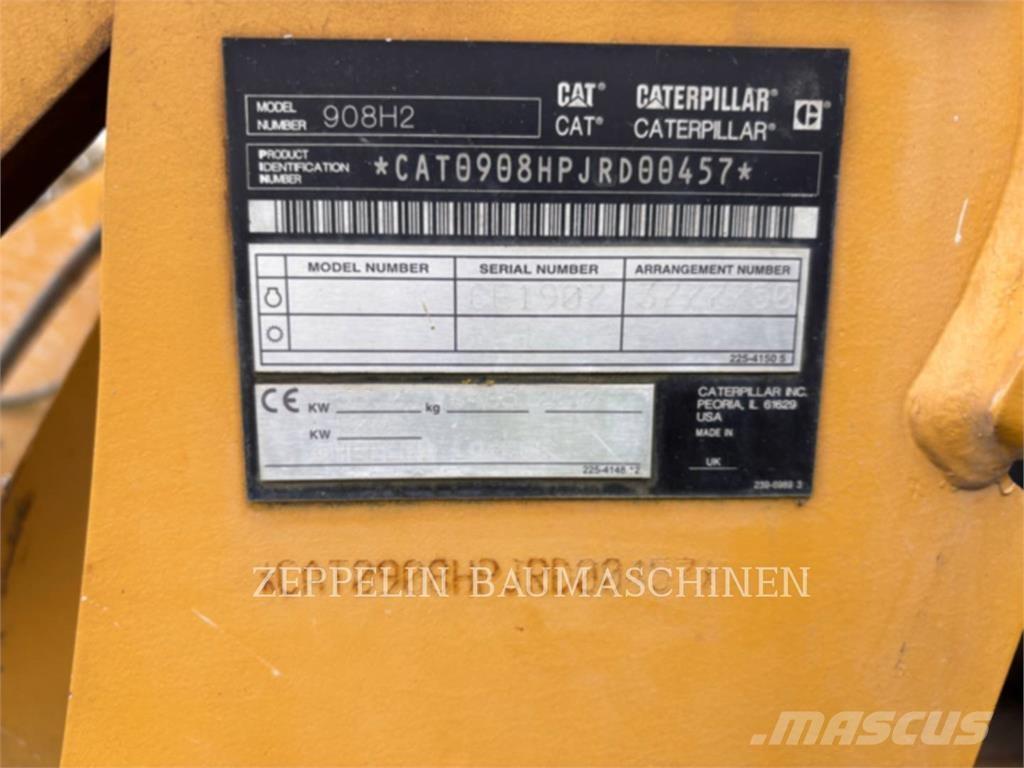 CAT 908H Gumikerekes homlokrakodók