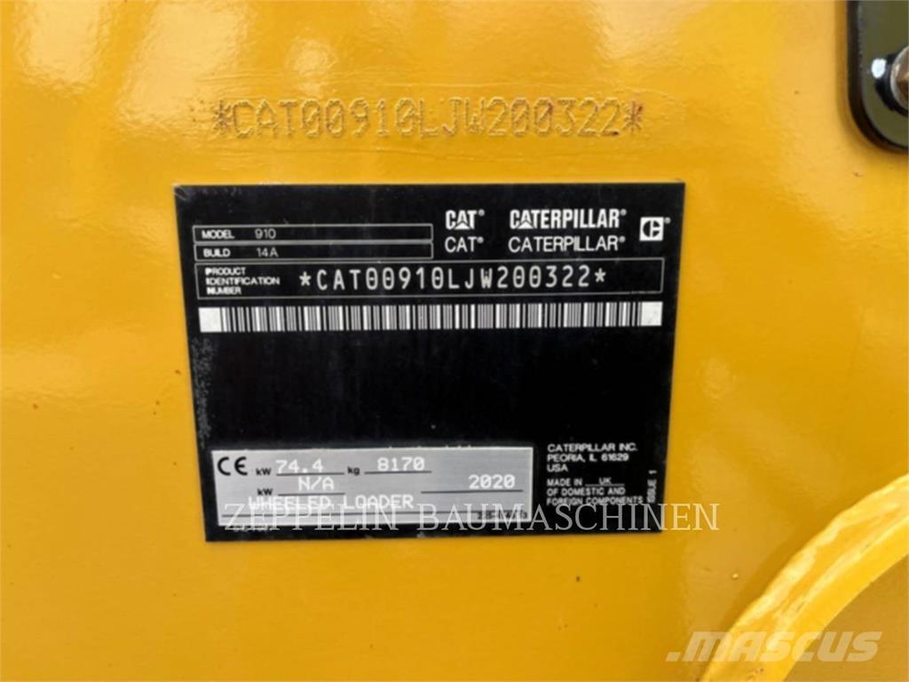 CAT 910-14A Gumikerekes homlokrakodók