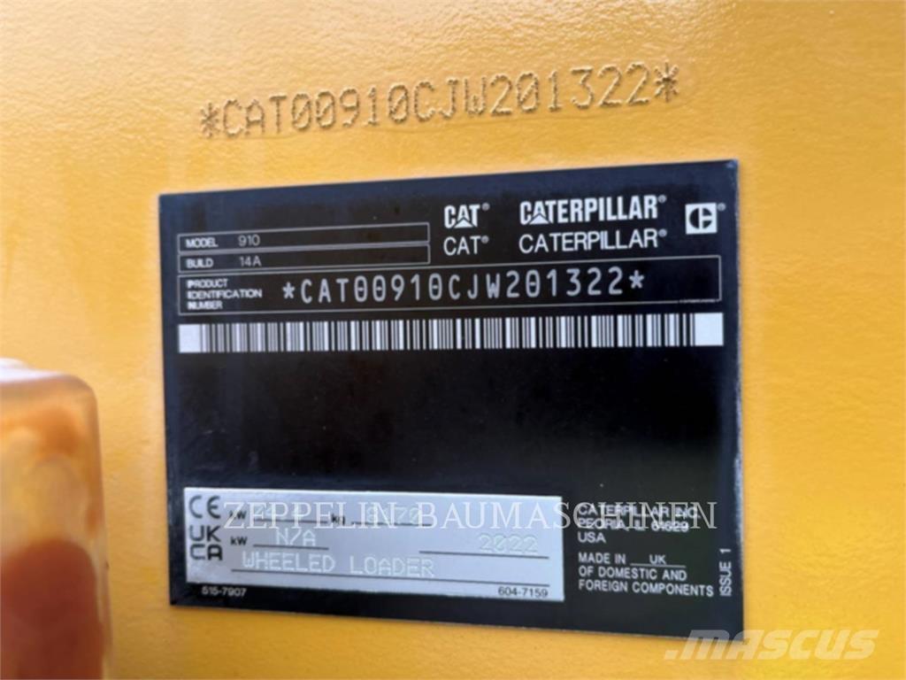 CAT 910-14A Gumikerekes homlokrakodók