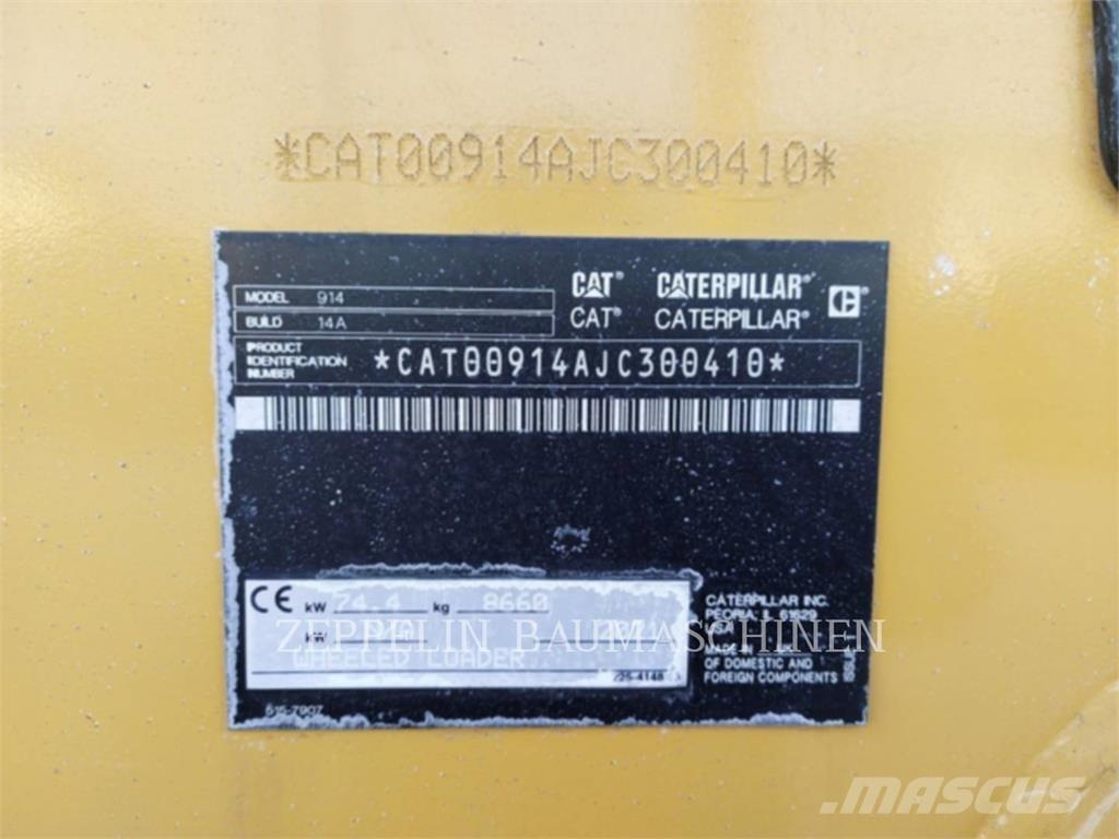 CAT 914-14A Gumikerekes homlokrakodók