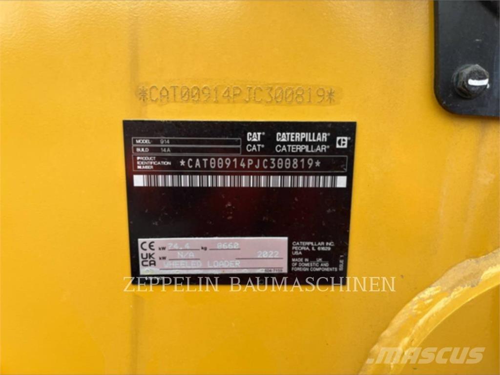 CAT 914-14A Gumikerekes homlokrakodók