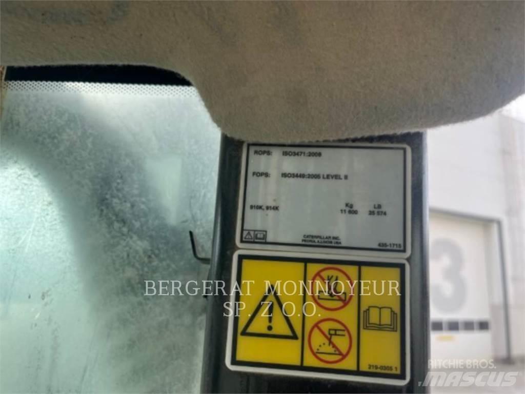CAT 914K Gumikerekes homlokrakodók