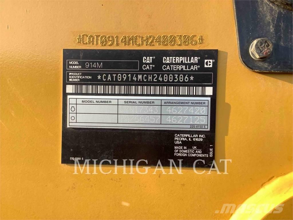 CAT 914M ARQ Gumikerekes homlokrakodók