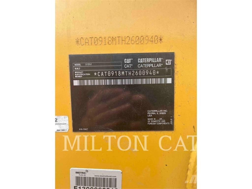 CAT 918M Gumikerekes homlokrakodók