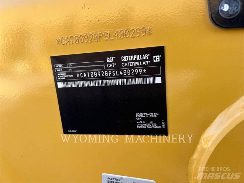 CAT 920 Gumikerekes homlokrakodók