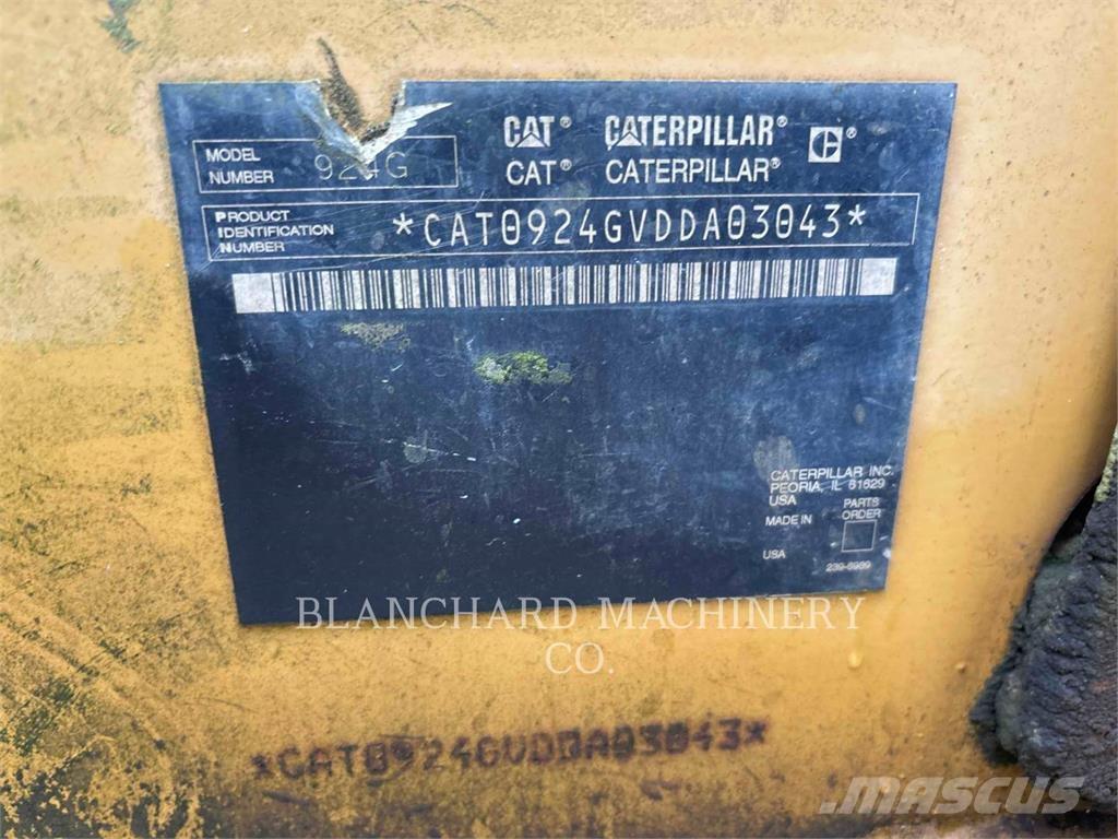 CAT 924G Gumikerekes homlokrakodók