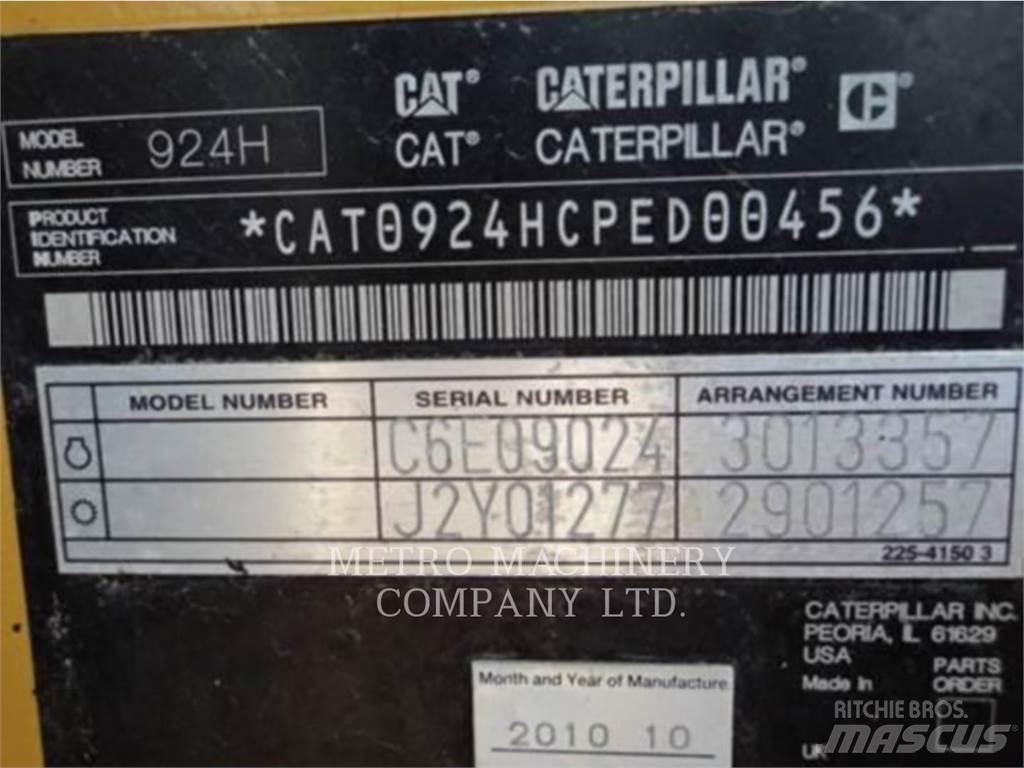CAT 924HZ Gumikerekes homlokrakodók