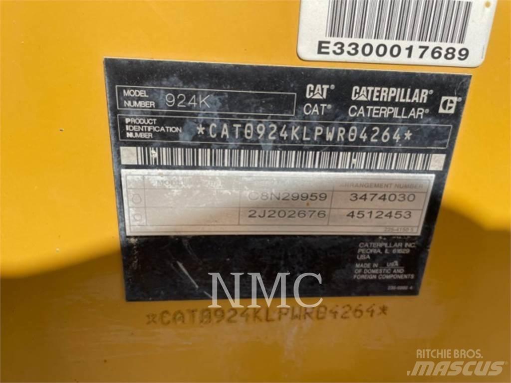 CAT 924K Gumikerekes homlokrakodók