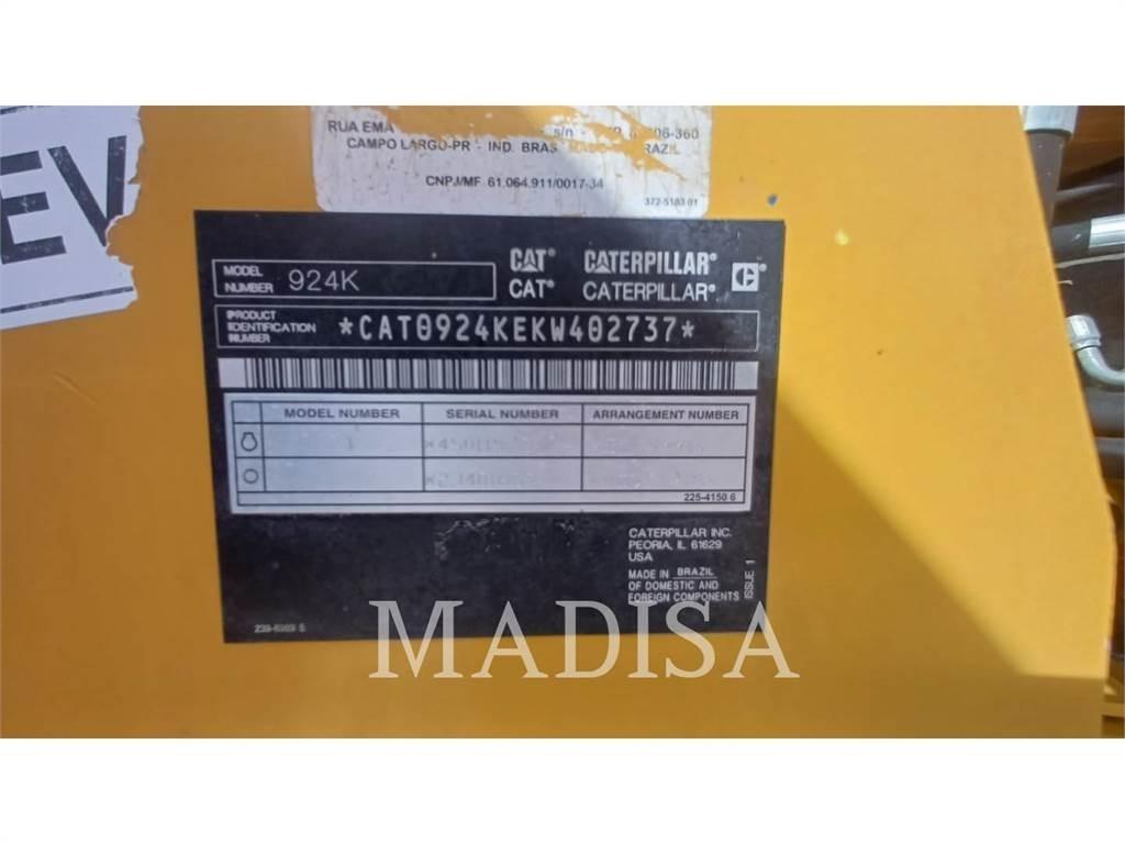 CAT 924K Gumikerekes homlokrakodók