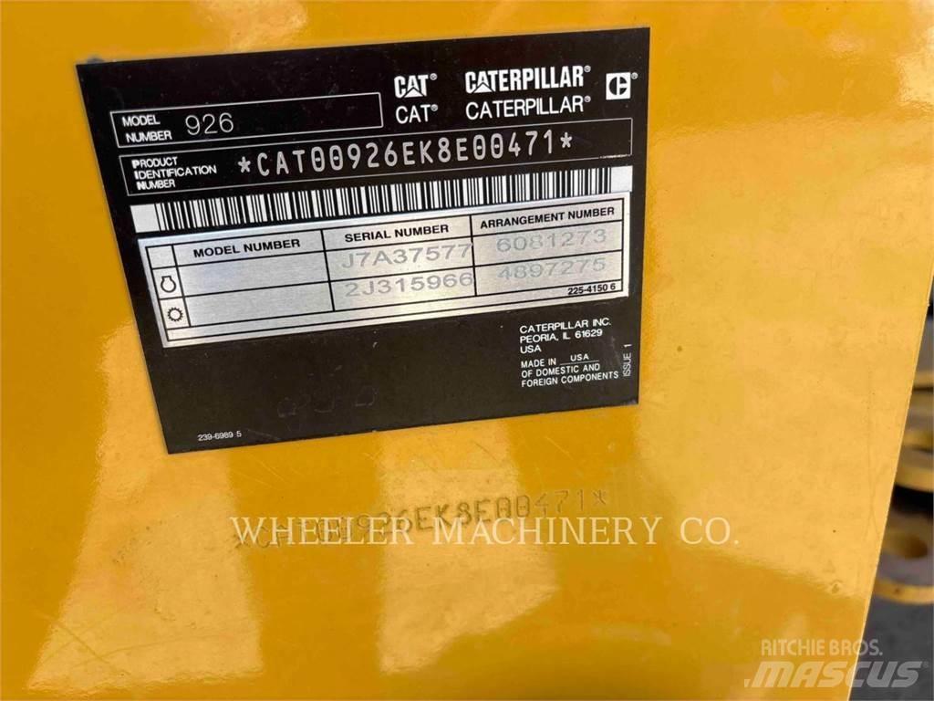 CAT 926 QC 3V Gumikerekes homlokrakodók