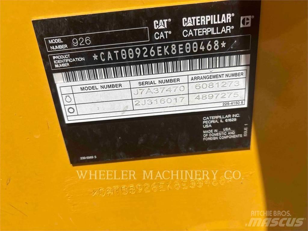 CAT 926 QC 3V Gumikerekes homlokrakodók