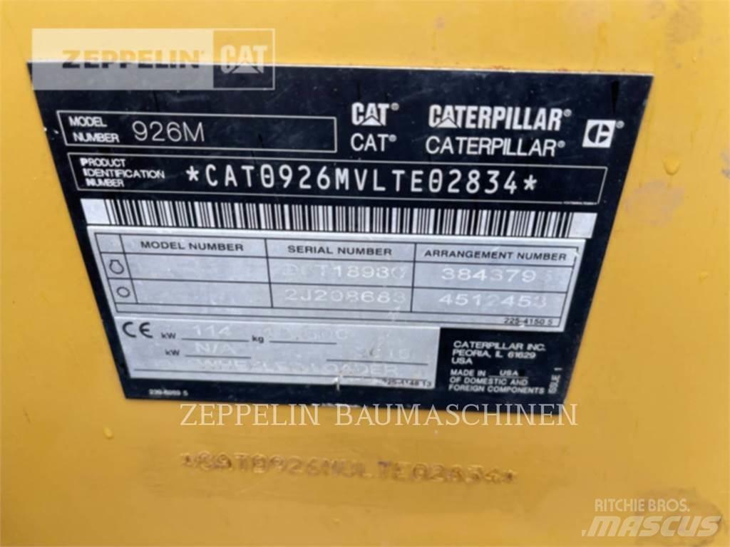 CAT 926M Gumikerekes homlokrakodók
